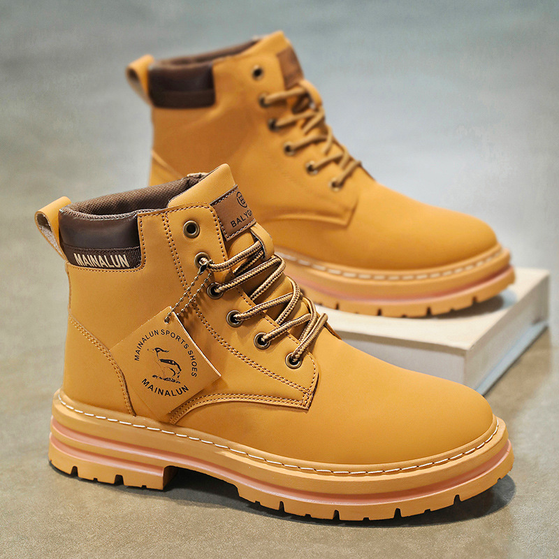 Men Shoes Classic - Klasyczne męskie buty za kostkę, wysokiej