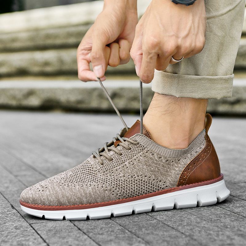 Men Shoes Classic - Męskie buty codzienne, klasyczne, oddychające, brogsy,