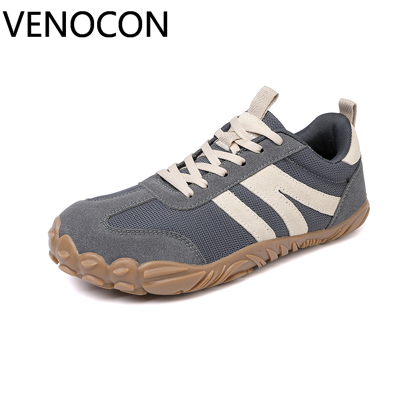 Men'S Shoes Zero Drop - VENOCON Męskie Skórzane Sneakersy z Szerokim