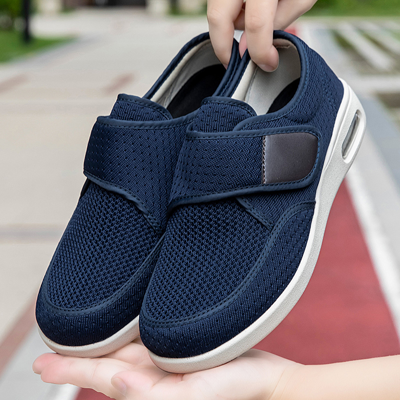 Men'S Shoes Diabetic - Męskie regulowane buty diabetyczne dla seniorów,