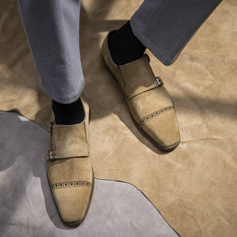 Mężczyźni w stylu Vintage ubie – Monk Strap Shoe recenzja i cena