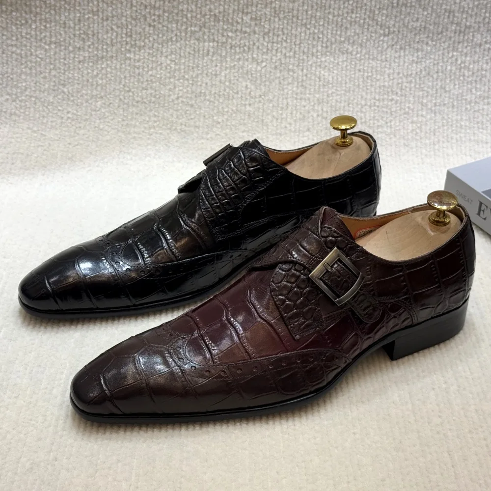 FELIX CHU Męskie wsuwane forma – Monk Strap Shoe recenzja i cena