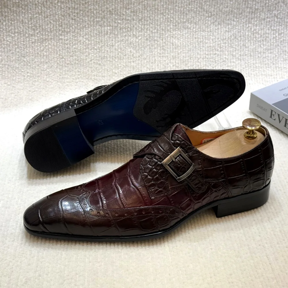 FELIX CHU Męskie wsuwane forma – Monk Strap Shoe recenzja i cena