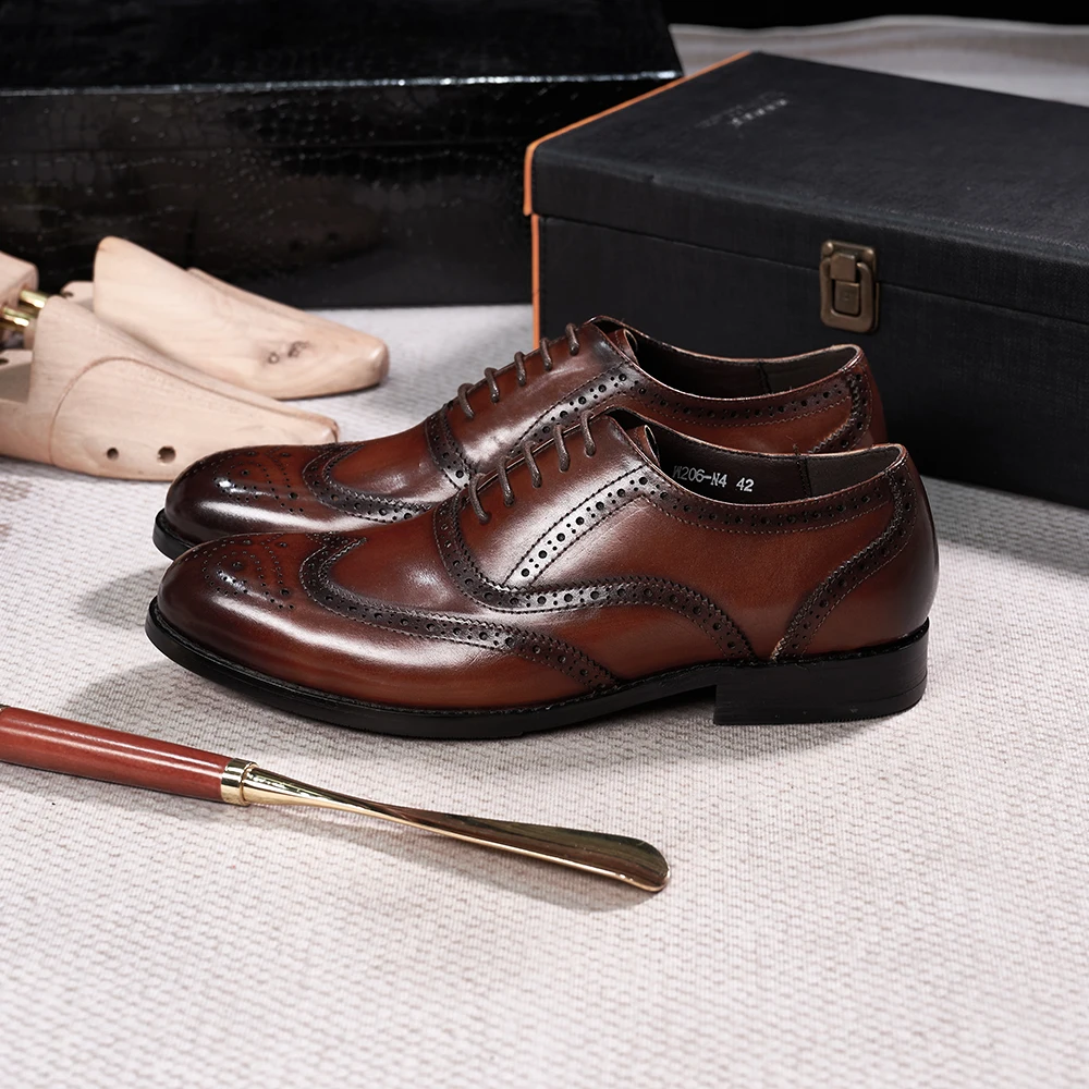 Brogue Style męskie oksfordzie – Monk Strap Shoe recenzja i cena