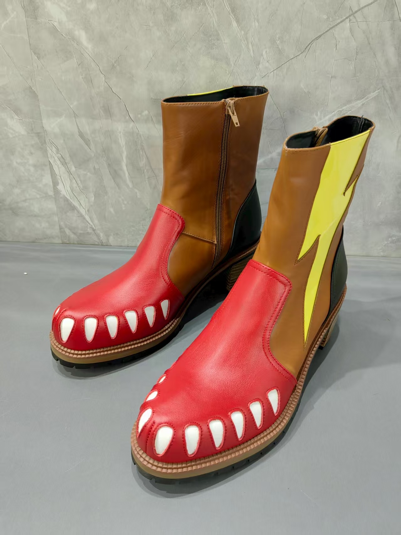 Botki do kostki z wzorem skóry – Men Shoes Rebel recenzja i cena