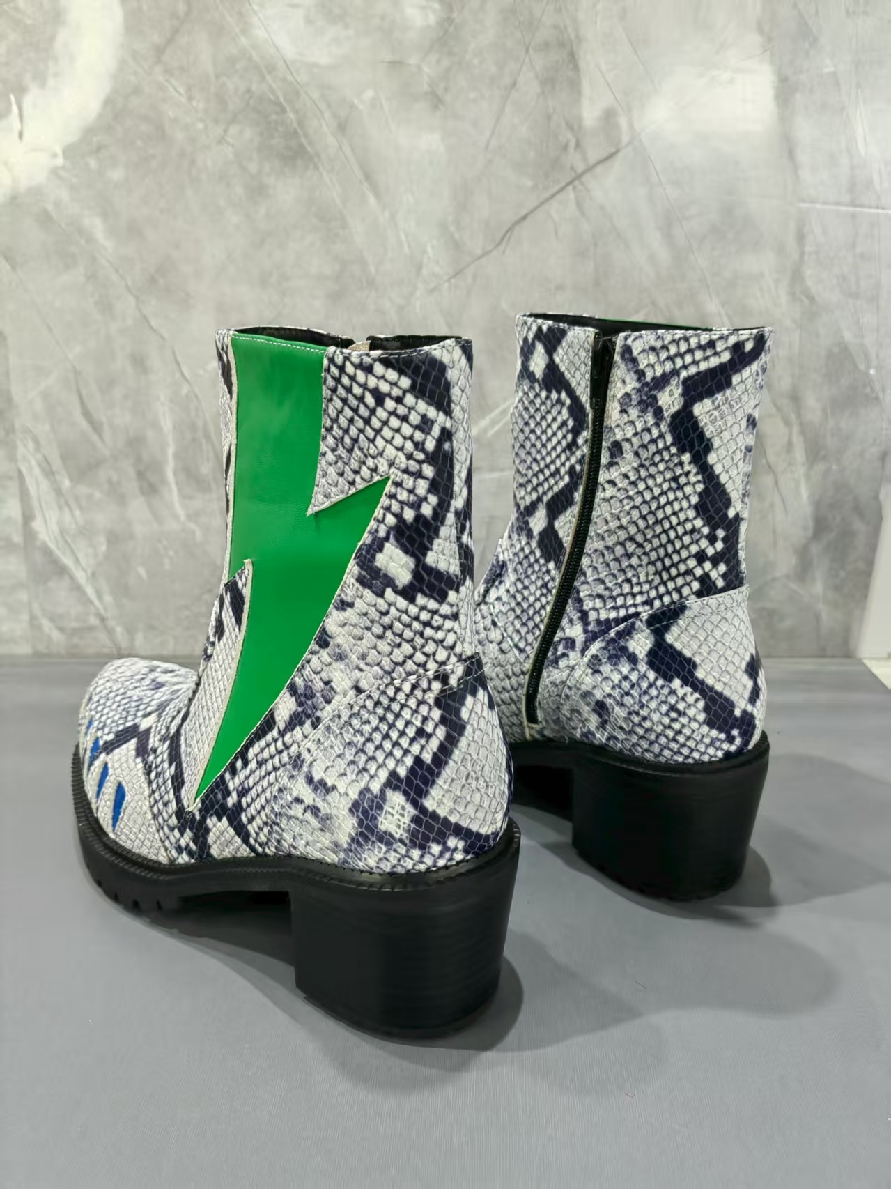 Botki do kostki z wzorem skóry – Men Shoes Rebel recenzja i cena