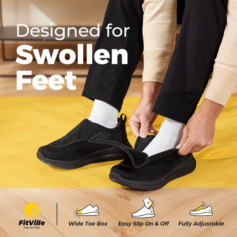 FitVille bardzo szerokie 2E mę – Men'S Shoes Diabetic recenzja i cena