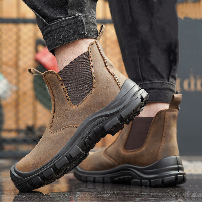 Męskie buty robocze z metalowy – Men Shoes Office recenzja i cena