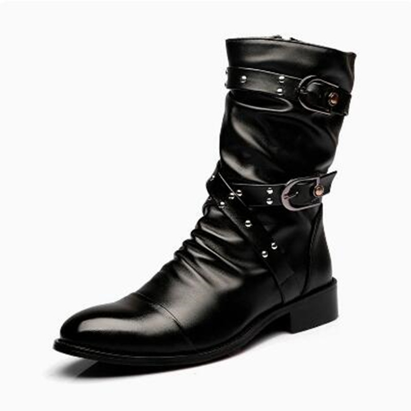Modne męskie skórzane buty do  – Men Shoes Classic recenzja i cena