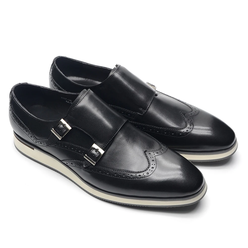 Europejskie luksusowe męskie s – Monk Strap Shoe recenzja i cena