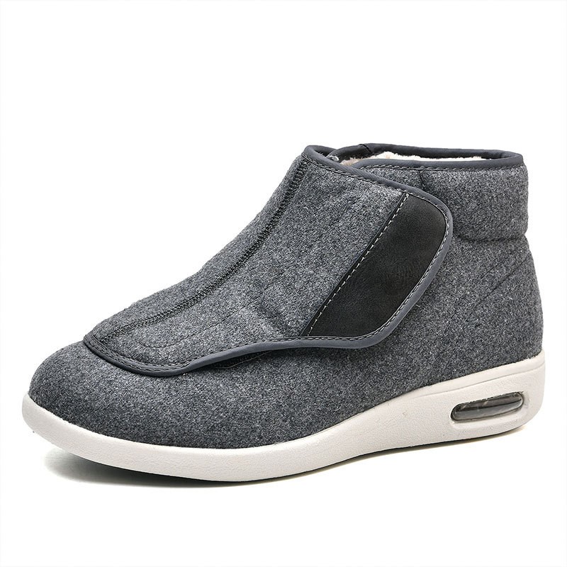 Zimowe welurowe buty ortopedyc – Men'S Shoes Diabetic recenzja i cena
