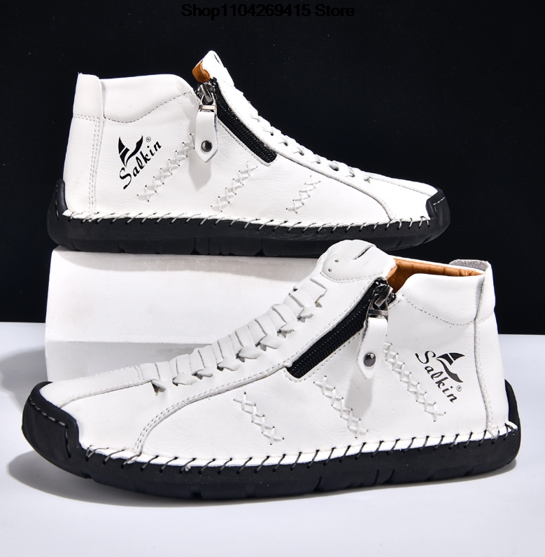 2027 Ręcznie wykonane męskie b – Men'S Shoes Zipper recenzja i cena