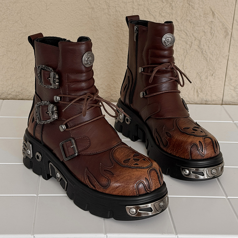 Męskie buty motocyklowe w styl – Men'S Shoes Zipper recenzja i cena