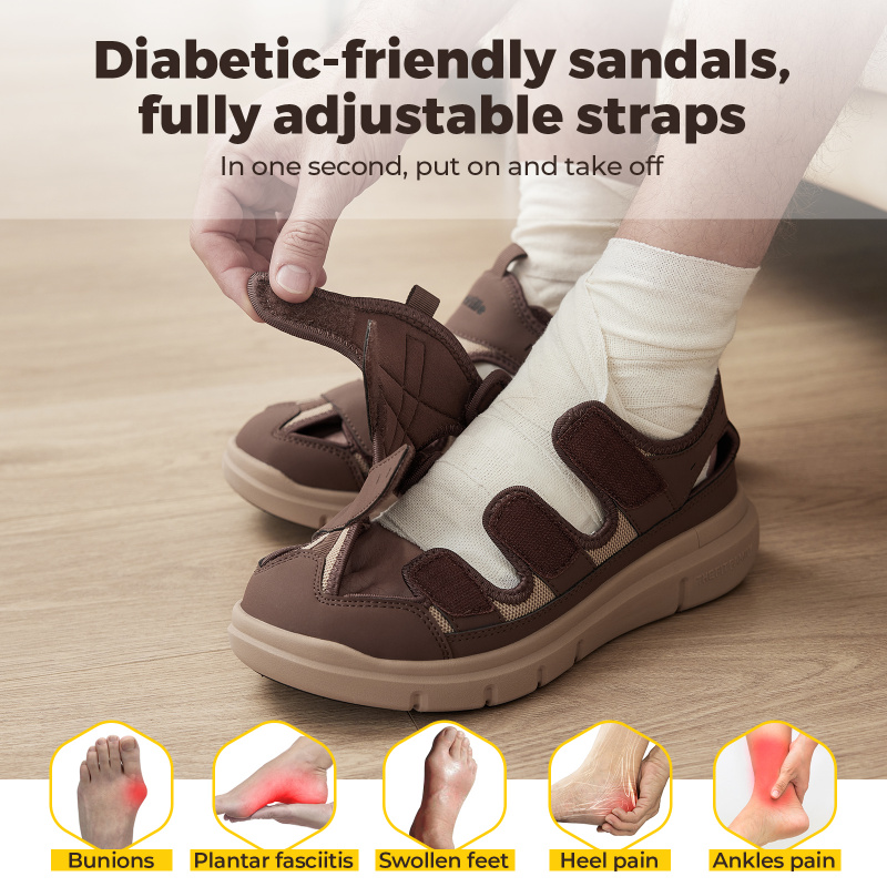 Letnie męskie sandały poszerzo – Men'S Shoes Diabetic recenzja i cena